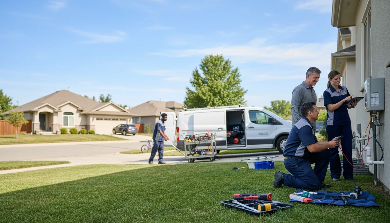 Tankless water heater service in Page, ND